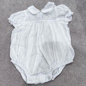 Regina White lace girls bubble, size 3m